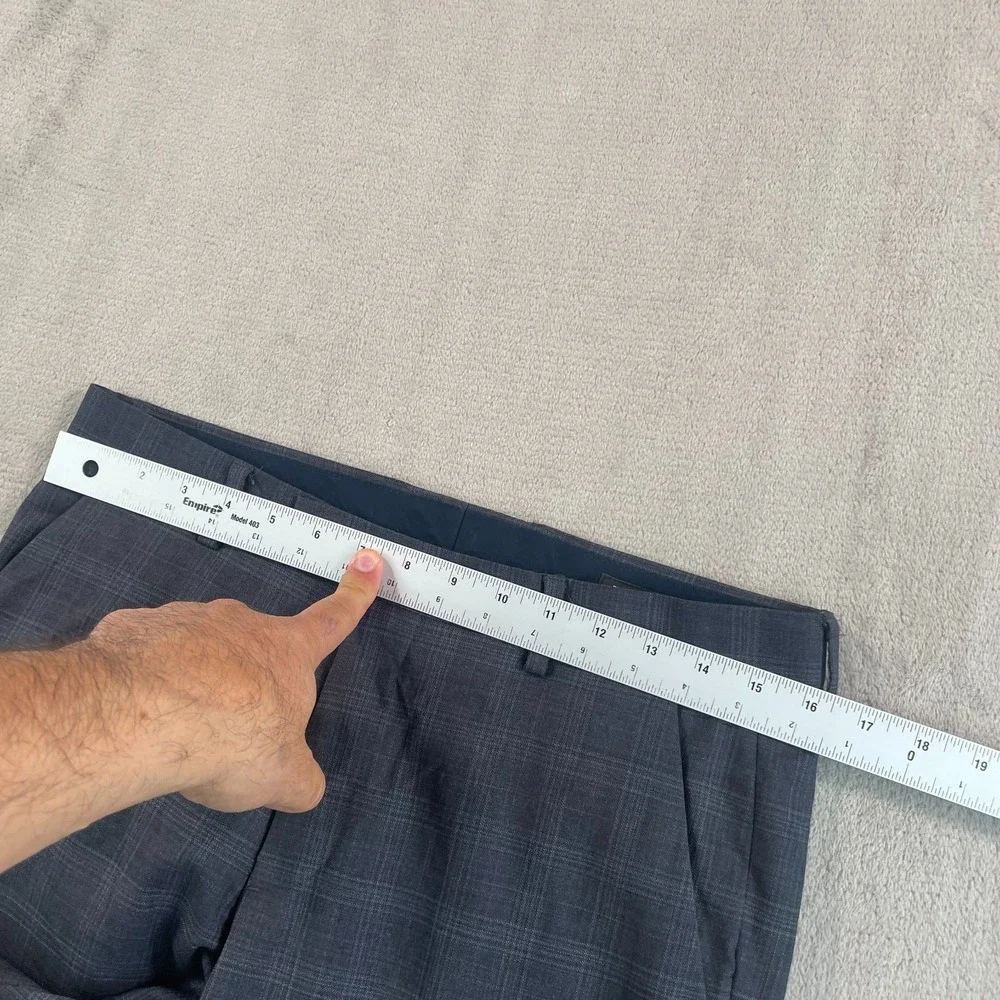 Banana Republic Tailored Slim Fit Pants Trousers Men 31x31 Grey Italian Fabric‎